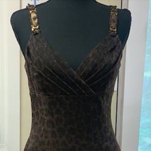 Scott McClintock, 4 Petite, Brown and gold